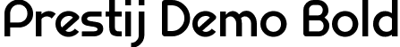 Prestij Demo Bold font - Prestij_Bold_Demo.otf