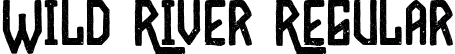 Wild River Regular font - wild river.ttf