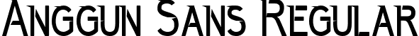Anggun Sans Regular font - Anggun Sans.ttf