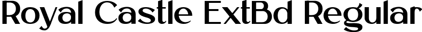 Royal Castle ExtBd Regular font - Royal-Castle-ExtraBold.ttf