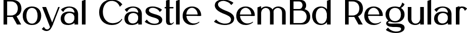 Royal Castle SemBd Regular font - Royal-Castle-SemiBold.otf