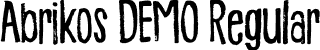 Abrikos DEMO Regular font - abrikosDEMO.otf