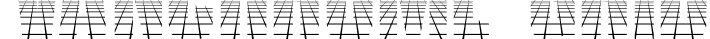 Vanchrome Grid font - vanchrome grid.otf