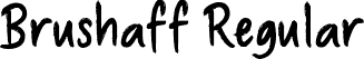 Brushaff Regular font - Brushaff.otf