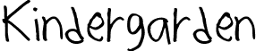 Kindergarden font - Kindergarden.ttf