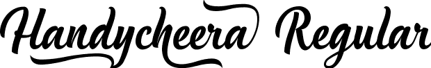 Handycheera Regular font - Handycheera Regular.otf