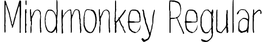 Mindmonkey Regular font - Mindmonkey.ttf