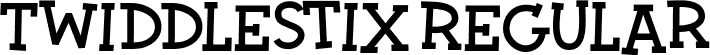 Twiddlestix Regular font - Twiddlestix.otf