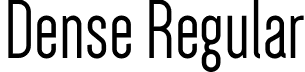 Dense Regular font - Dense-Regular.otf