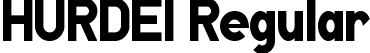 HURDEI Regular font - HURDEI.ttf
