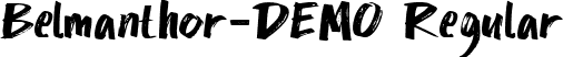 Belmanthor-DEMO Regular font - Belmanthor-DEMO-Regular.ttf