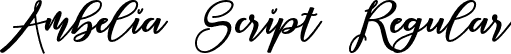 Ambelia Script Regular font - Ambelia Script.otf