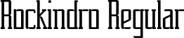 Rockindro Regular font - Rockindro-Regular.otf