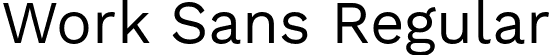 Work Sans Regular font - WorkSans-Regular.otf