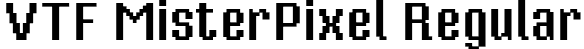 VTF MisterPixel Regular font - Mister Pixel Regular.otf