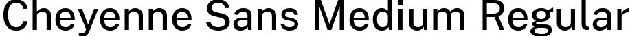 Cheyenne Sans Medium Regular font - CheyenneSans-Medium.ttf