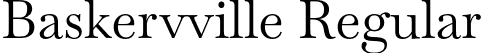 Baskervville Regular font - Baskervville-Regular.otf