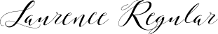 Laurence Regular font - Laurence Script DEMO.ttf