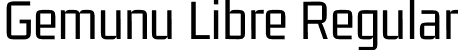 Gemunu Libre Regular font - GemunuLibre-Regular.otf