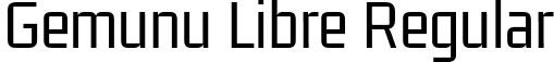 Gemunu Libre Regular font - GemunuLibre-Regular.ttf