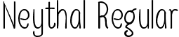 Neythal Regular font - neythal-regular.ttf