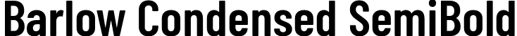 Barlow Condensed SemiBold font - BarlowCondensed-SemiBold.ttf