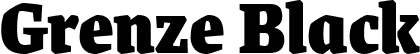 Grenze Black font - Grenze-Black.ttf