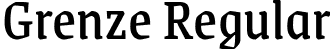 Grenze Regular font - Grenze-Regular.ttf