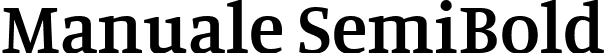 Manuale SemiBold font - Manuale-SemiBold.ttf