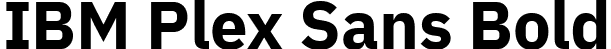 IBM Plex Sans Bold font - IBMPlexSans-Bold.ttf