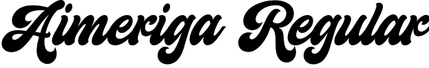 Aimeriga Regular font - Aimeriga.otf