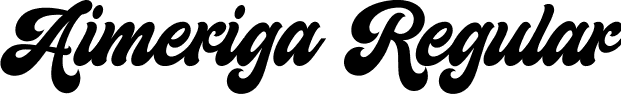 Aimeriga Regular font - Aimeriga.ttf