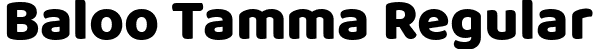 Baloo Tamma Regular font - BalooTamma-Regular.ttf