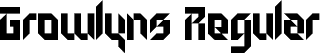 Growlyns Regular font - Growlyns Regular.otf