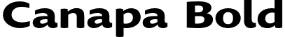 Canapa Bold font - Canapa-Bold.otf