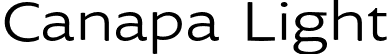 Canapa Light font - Canapa-Light.otf