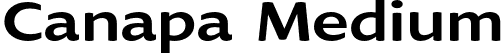 Canapa Medium font - Canapa-Medium.otf
