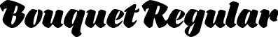 Bouquet Regular font - bouquet.otf