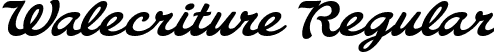 Walecriture Regular font - walecriture-regular.ttf