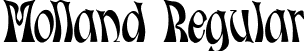 Molland Regular font - molland-jewn7.ttf