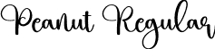 Peanut Regular font - Peanut.otf