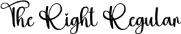 The Right Regular font - The-Right.otf