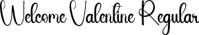 Welcome Valentine Regular font - Welcome-Valentine.otf