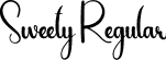 Sweety Regular font - Sweety.otf