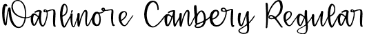 Warlinore Canbery Regular font - Warlinore-Canbery.otf
