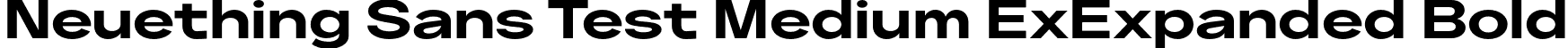 Neuething Sans Test Medium ExExpanded Bold font - NeuethingVariableTest-BoldExtraExpanded.otf