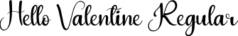 Hello Valentine Regular font - Hello-Valentine.otf
