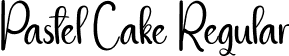 Pastel Cake Regular font - Pastel-Cake.otf