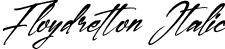 Floydretton Italic font - Floydretton-Italic.otf