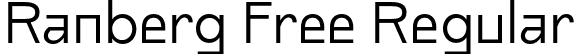 Ranberg Free Regular font - regular.otf